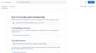 YouTube Music Premium - Google Support