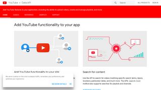 YouTube Data API | Google Developers