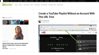 Create a YouTube Playlist Without an Account With This URL Trick