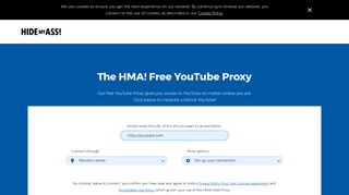 Free YouTube Proxy | Watch Now! | HMA!
