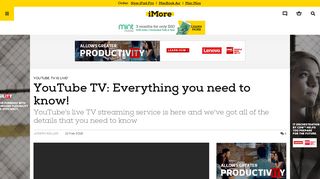 YouTube TV: Everything you need to know! | iMore