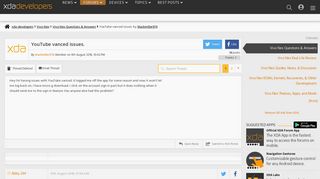 YouTube vanced issues. | Vivo Nex - XDA Forums - XDA Developers