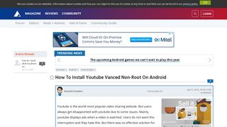 How To Install Youtube Vanced Non-Root On Android | AndroidPIT Forum