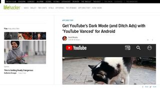 Get YouTube's Dark Mode (and Ditch Ads) with 'YouTube Vanced' for ...
