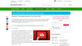 YouTube Kids | Common Sense Media