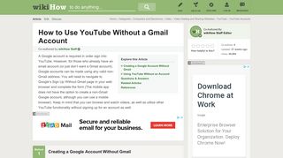 How to Use YouTube Without a Gmail Account: 13 Steps