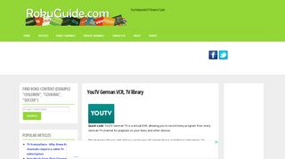 YouTV German VCR, TV library | Roku Guide
