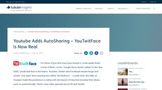 YouTwitFace is Now Real - AutoShare Youtube Videos