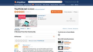 YouVivid.net Reviews - 3 Reviews of Youvivid.net | Sitejabber