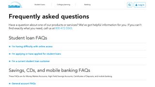 FAQs | Sallie Mae