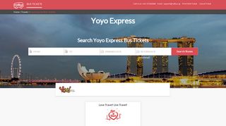 Upto 30% Off* Yoyo Express Online Bus Tickets Booking -redBus.sg