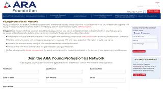 Young Professionals Network - ARA Foundation