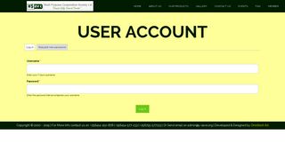User account | Y-Save