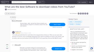 Best Software to download videos from YouTube - Softonic