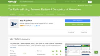 Ytel Platform Pricing, Features, Reviews & Comparison of Alternatives ...