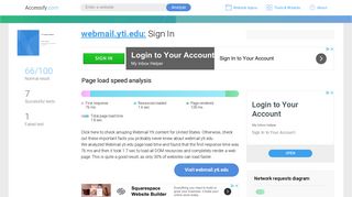 Access webmail.yti.edu. Sign In