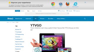 YTV App | Mobile Device Apps | TV Apps - Shaw