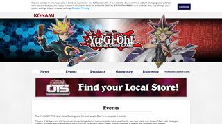 Events - Yu-Gi-Oh! TRADING CARD GAME