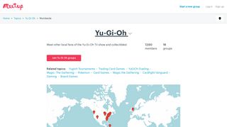 Yu-Gi-Oh groups | Meetup