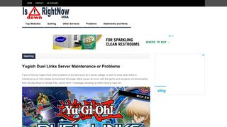 Yugioh Duel Links Server Maintenance or Problems | Is Down Right ...