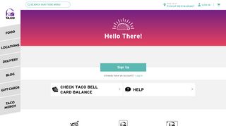account - Taco Bell