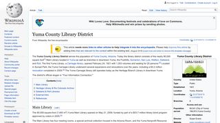 Yuma County Library District - Wikipedia