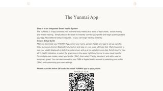 The Yunmai App – Yunmai Smart Scale