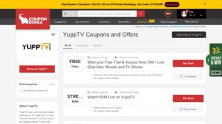 YuppTV Coupons & Offers, February 2019 Promo Codes - CouponDunia