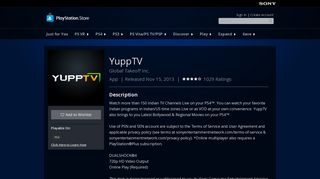 YuppTV on PS4 | Official PlayStation™Store US