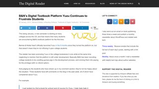 B&N's Digital Textbook Platform Yuzu Continues to Frustrate Students ...