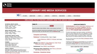 YVC Library and Media Services