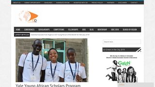 Yale Young African Scholars Program 2019 | Opportunity Desk