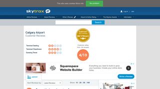 Calgary Airport Customer Reviews | SKYTRAX
