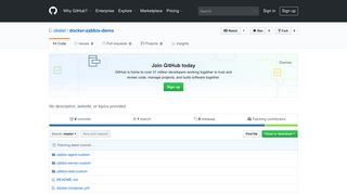 GitHub - okelet/docker-zabbix-demo