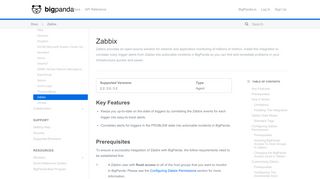 Zabbix - BigPanda Docs