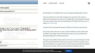 Monitor Joomla frontend login with Zabbix • lorenzo milesi