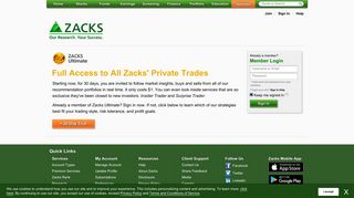 Zacks Ultimate: Best Stock Recommendations