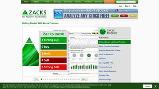Zacks Premium Stock Research & Recommendations