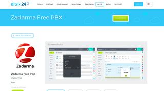 Bitrix24: Zadarma Free PBX