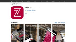 Zagat on the App Store - iTunes - Apple