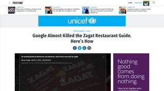 Google Almost Killed the Zagat Restaurant Guide. Here's How | Fortune
