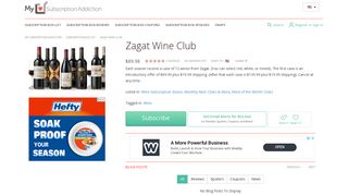 Zagat Wine Club | MSA