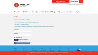 Login - National Zakat Foundation