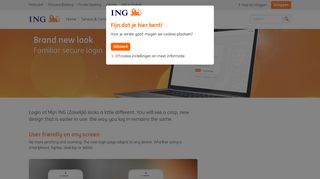 Brand new look, familiar secure login - ING - Veilig bankieren
