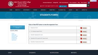 Students Forms – Zakir Husain Delhi College