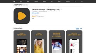 Zalando Lounge - Shopping Club on the App Store - iTunes - Apple