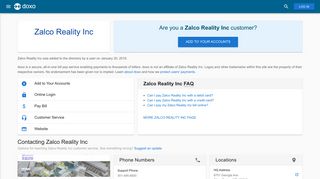 Zalco Reality Inc: Login, Bill Pay, Customer Service and Care Sign-In