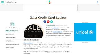 Zales Credit Card Review - The Balance