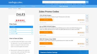 20% Off Zales Coupons, Promo Codes & Deals 2019 - Savings.com