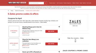 $40 Zales Coupon Codes, Promo Codes, and Sales | New York Post